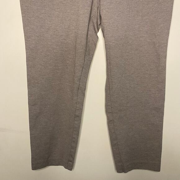 J Jill Pointe Slim Leg Gray Brown Pull On Dress Pants Size Large Petite Pockets - Picture 3 of 13